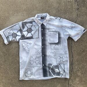 White and black vintage South Pole 90s